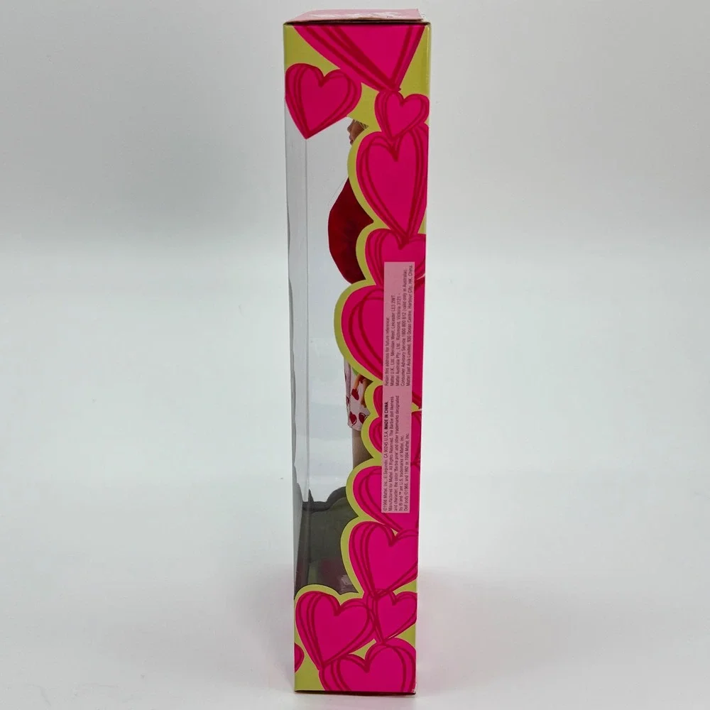 Mattel Valentine Style Barbie Doll 1998 Target Special Edition Red Heart 20465
